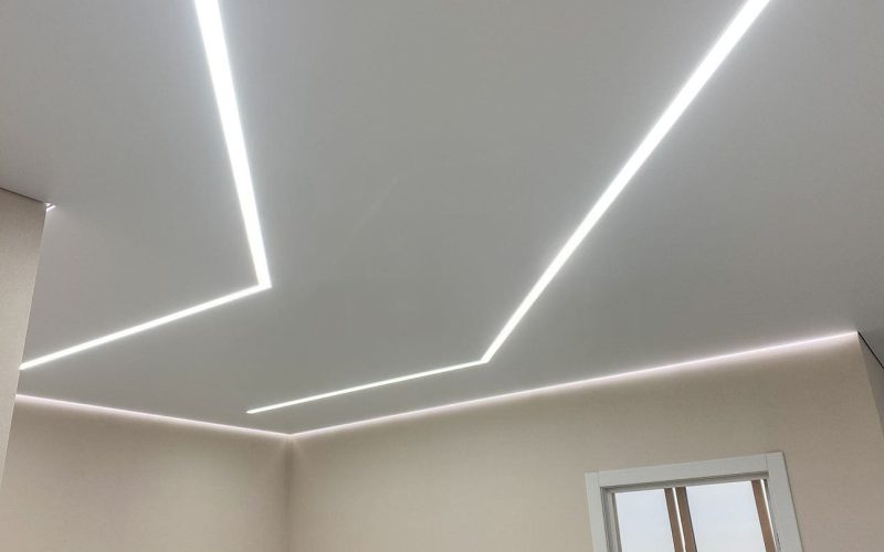 Натяжной потолок в квартире 29 м2